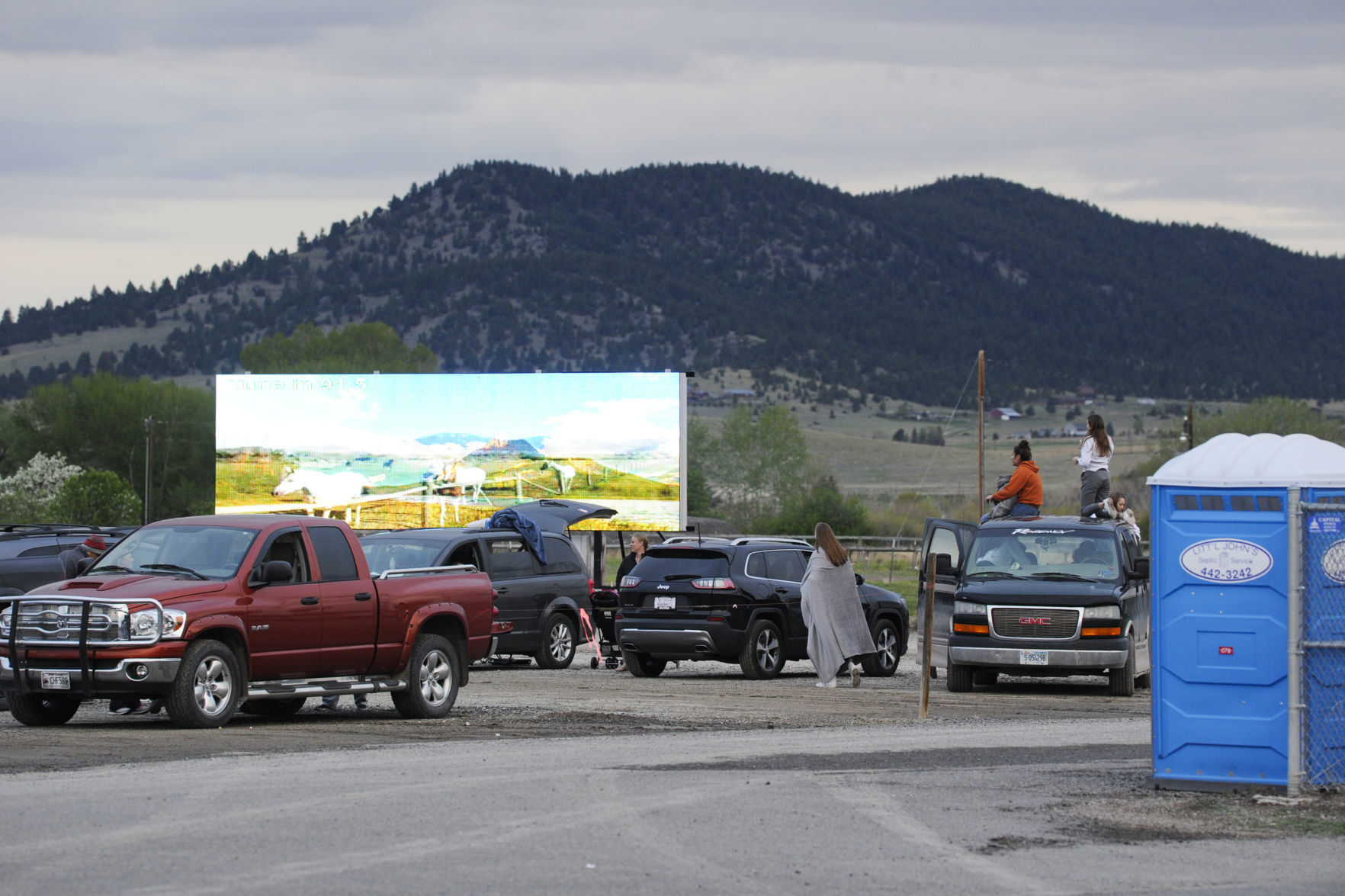 Drive-In Movie at the Fairgrounds